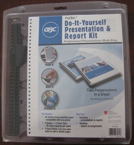 GBC ProClick Do-It-Yourself Presentation &amp; Report Kit