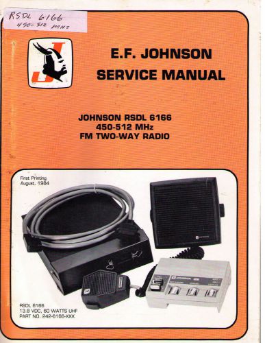 Johnson Service Manual SDL 6166 450-512 MHz