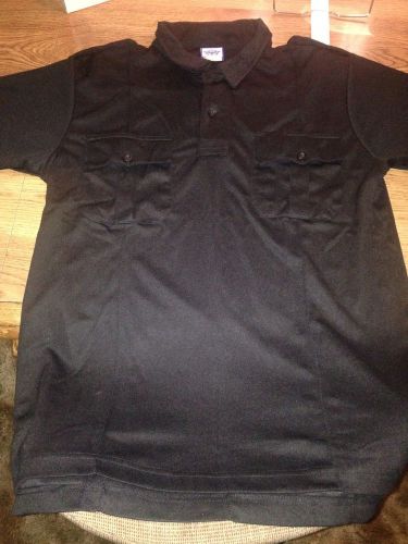 Black Police Uniform Polo Shirt
