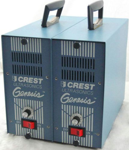 2 crest ultrasonics genesis 4g-4500-6 120 volts 8 amps 1 phase generators for sale