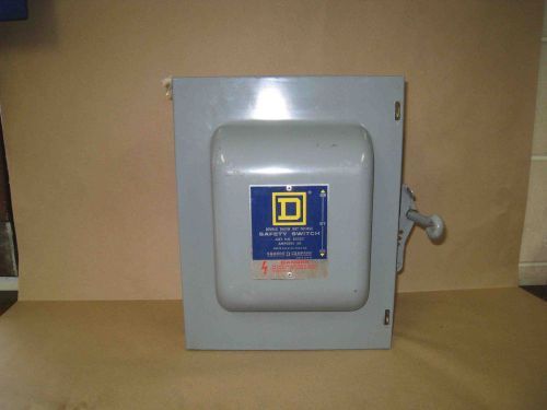 Square D Double pole Double Throw Disconnect Cat #82252 60 amp