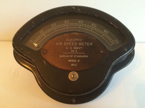 Vintage Electric Air Speed Meter, U.S. Navy, Bureau of Standards, 1925