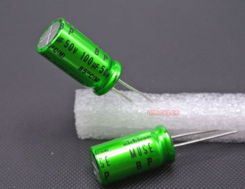 2pcs 100uf 50v nichicon muse es bp bi-polarized electrolytic capacitor for sale