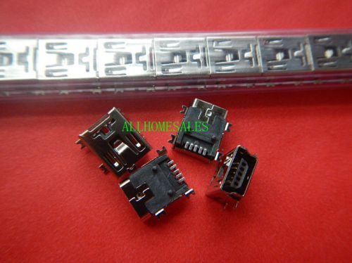 2000PCS 5-Pin Female Mini B USB SMD Socket Connector new