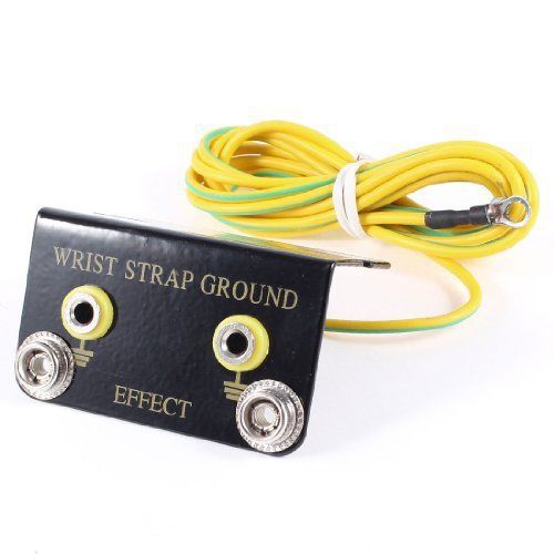 Ring terminal 2m cord anti static metal socket ground for wrist strap for sale