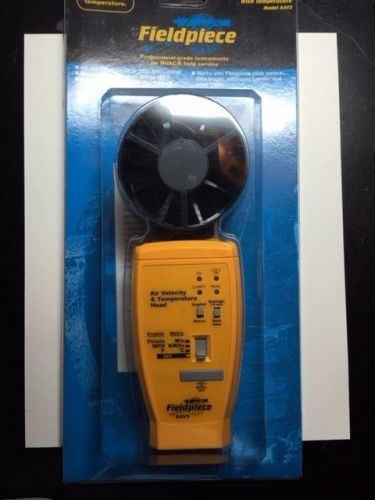 Fieldpiece AAV3 Vane Anemometer Accessory Head with temperature. New!