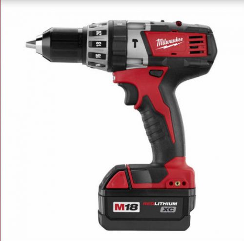 Milwaukee tools #2602-22 m18™ cordless lithium-ion  1/2 ” hammer drill/driver kit for sale