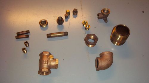 Assorted Brass Pipe Fittings