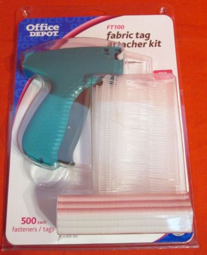 Office Depot Fabric Tag Attacher Kit Blue  1E Home Office Brand New