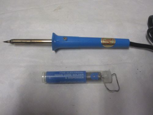 Soldering Iron w/ Fine Electrical Rosin Core Solder - Circuitry Industrial Tool