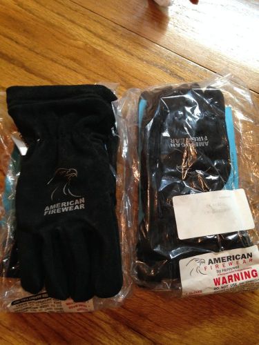 American Firewear 6550 Firefighting Gloves (Medium) 2-Pairs