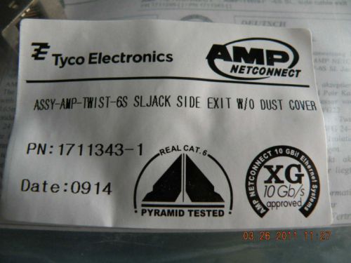 NEW TYCO ELECTRONICS 1711343-1 JACKS DUST COVER 26PAC