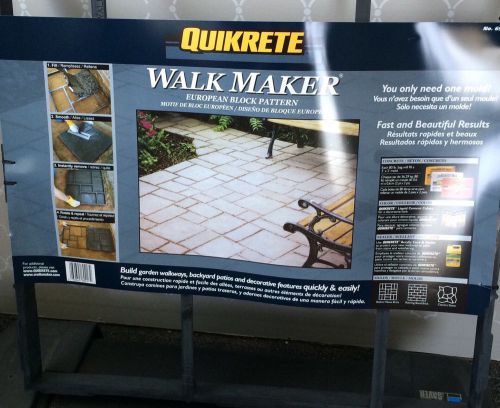 Quikrete Walk Maker Walkway Pattern Mold Form Sidewalk Driveway Concrete 2x2 New