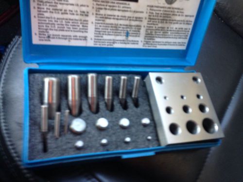 Precision Brand Punch And Die Set!!1/8 To 3/4 !!