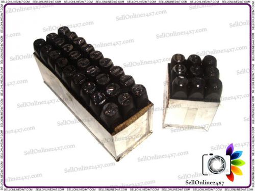 36 1/2&#034; 12.5mm capital letters &amp; number marking metal punch stamp brand new for sale
