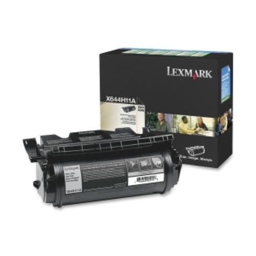 Lexmark x644h11a black high yield return program toner cartridge for sale