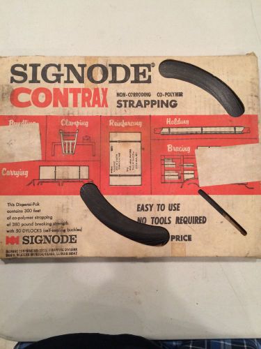 NEW Signode 84545 Contrax  300 ft of co-polymer Strapping