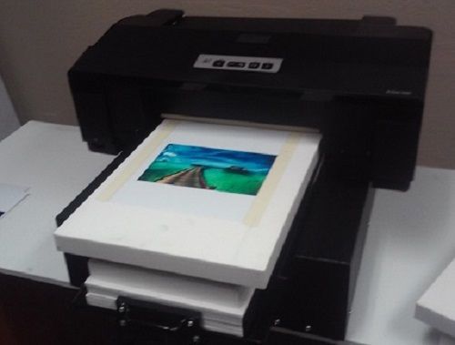 Mesaprints platform/ flatbed printer DTG t shirt plaques