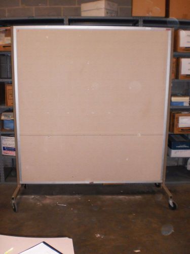 Bulletin board / chalk board on wheels (cs-4339) for sale