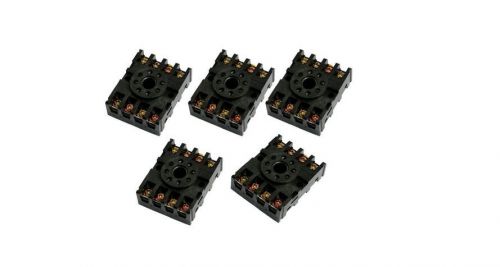 5 pcs 8-pin screw terminals pf083a relay base socket for sale