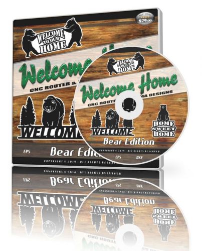 Welcome Home ( Bear Edition ) CNC Plasma Cutter / CNC Router Tables $79 Value