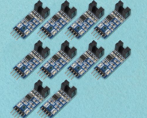 10pcs slot-type optocoupler module speed measuring sensor speed sensor new for sale