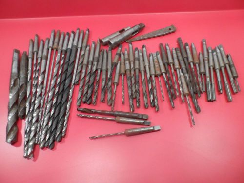 Machinist Tool: Mixed Lot of Drills, Mostly 1MT, from 1/2&#034; down