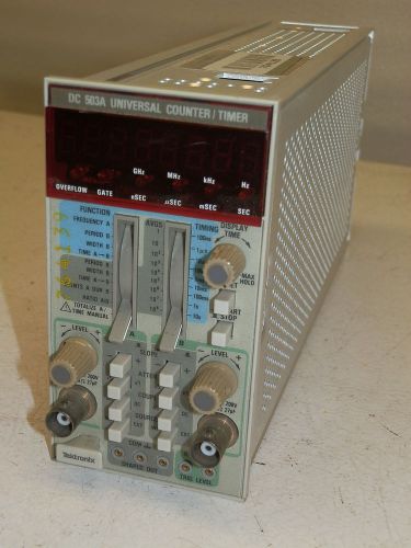 Tektronix DC503A 2CH 125MHz 8-Digit Universal Counter/Timer