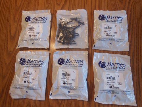 ( 6 ) bags of plastic rivets (150) total, 1/4&#034; free shipping for sale