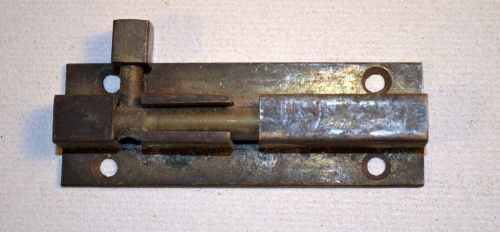 Vintage brass security lock slide door gate latch slide for sale