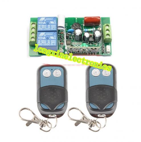 2 channel 2ch wireless rf remote control ac220v switch button on/off 433mhz for sale
