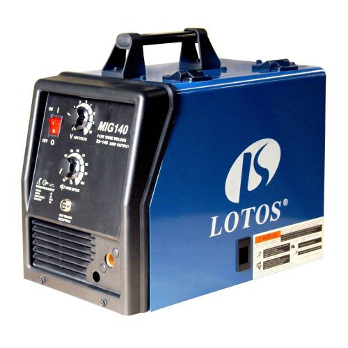 Lotos mig140 140a mig welder - added flux cored and alum gas shield welding for sale