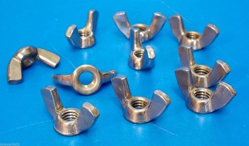 Stainless Steel Wing Nuts 5/16 x 18  Pack of 10