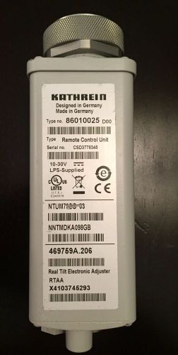 KATHREIN Remote Control Unit 86010025 10-30 Volt Real Tilt Electronic Adjuster