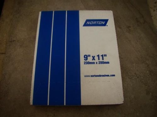 Norton 9&#034; x 11&#034; 80 Grit Garnet Sandpaper 50 sheets per package A513 80C