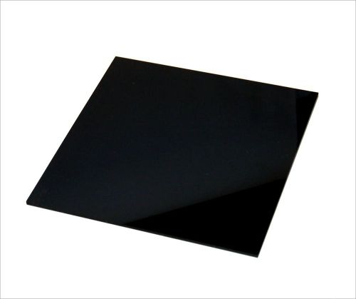 Black Acrylic Sheet (Laser Quality) - 1/4&#034; x 24&#034; x 18&#034;
