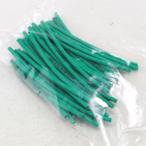 (100) 3mm(ID) length 10cm Green Insulation Heat Shrink Tubing Wire Cable Wrap