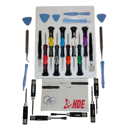 HDE 31-Piece Precision Screwdriver &amp; Hex Screwdriver Repair Kits for Tablets,...
