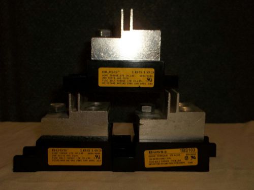 Buss fuse block 1bs103 600v 400a 250mcm 6awg (lot of 3) for sale