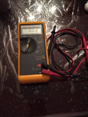 Fluke 70 iii multimeter electrical tester meter with probes leads digital used for sale
