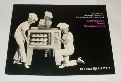 VINTAGE GE General Electric BROCHURE CONVECTION OVEN COMBINATIONS