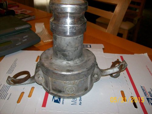 EVER-TITE,3&#034; TO 2&#034;REDUCER,316SS,TANKER,FITTINGS,CHEMICAL,TRANSFER,USED,GOOD CO,