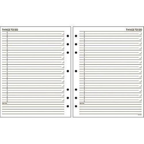 DayRunner Things To Do Planner Refill 8-1/2&#034;X11&#034; 30 Sheets