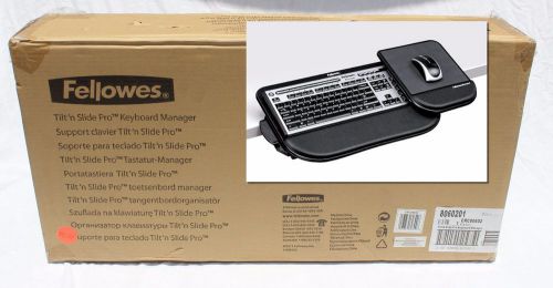 New in Sealed Box Fellowes 8060201 Keyboard Manager Tilt-N-Slide Pro CRC80602