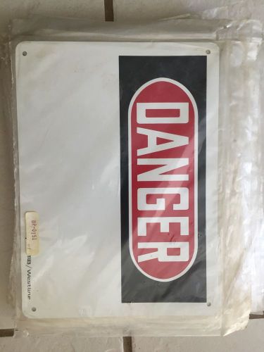 Danger Area Signs