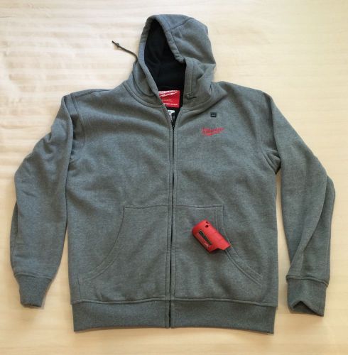 Milwaukee m12 heated jacket hoodie gen iii medium grey *as new* for sale