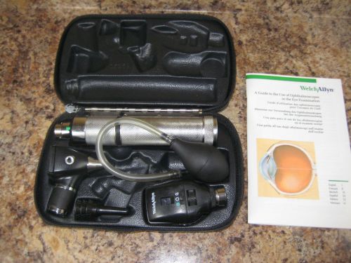 WELCH ALLYN DIAGNOSTIC SET CLASSIC SET NEW BATTERY OPHTHALMOSCOPE OTOSCOPE