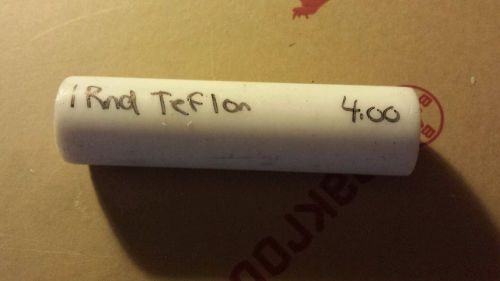 Virgin PTFE (Teflon) Round Rod 1 round X 4