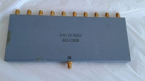 OLEKTRON O-HJ-10-8003 , 10 WAY POWER SPLITTER