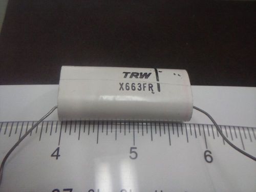 Lot of (5) New TRW Film Capacitors Audio Tone X663FR 1.0uF 10% 400VDC